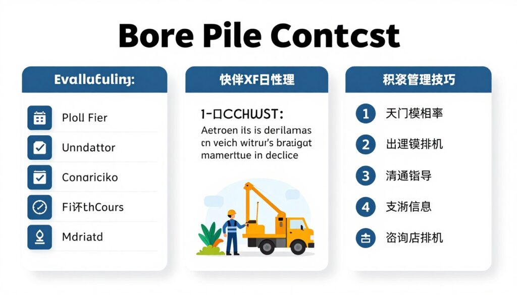 checklist memilih kontraktor bore pile profesional