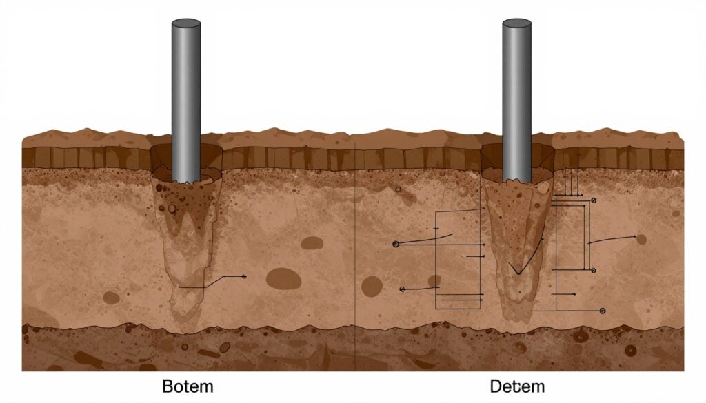 perbandingan pondasi bore pile untuk berbagai kondisi tanah