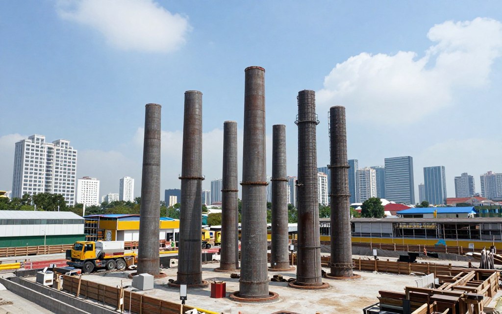 proyek bore pile surabaya modern